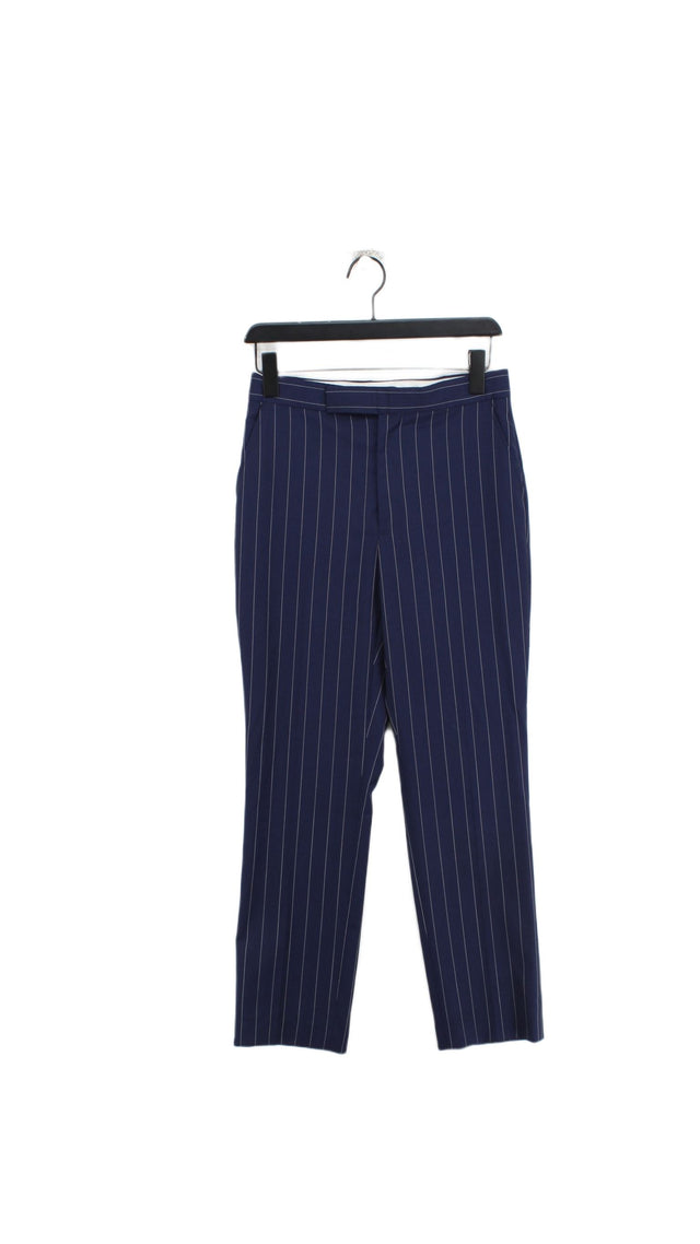 Ralph Lauren Women's Suit Trousers UK 6 Blue 100% Wool