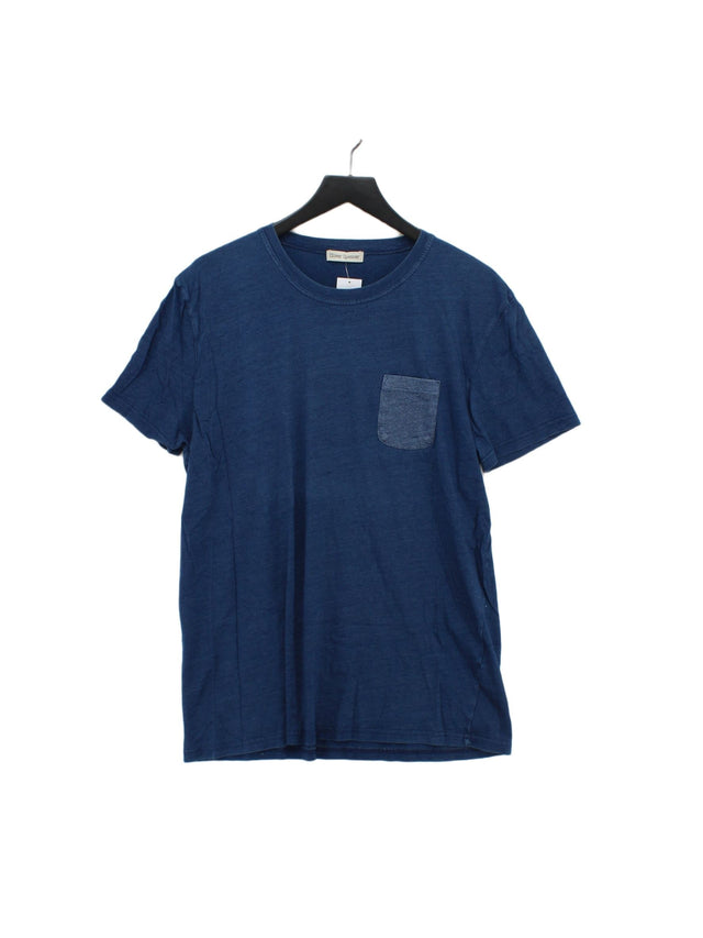 Oliver Spencer Men's T-Shirt XL Blue 100% Cotton