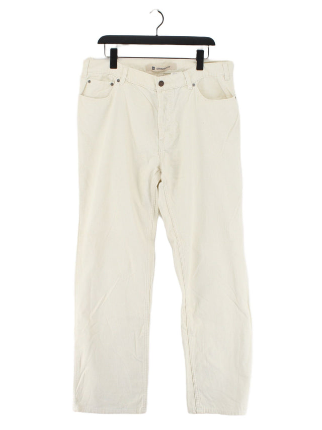 Gap Men's Jeans W 38 in; L 32 in Cream 100% Cotton