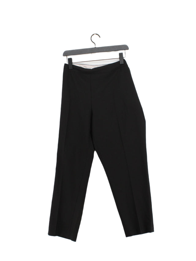 Jacques Vert Women's Trousers UK 20 Black Polyester with Elastane, Viscose