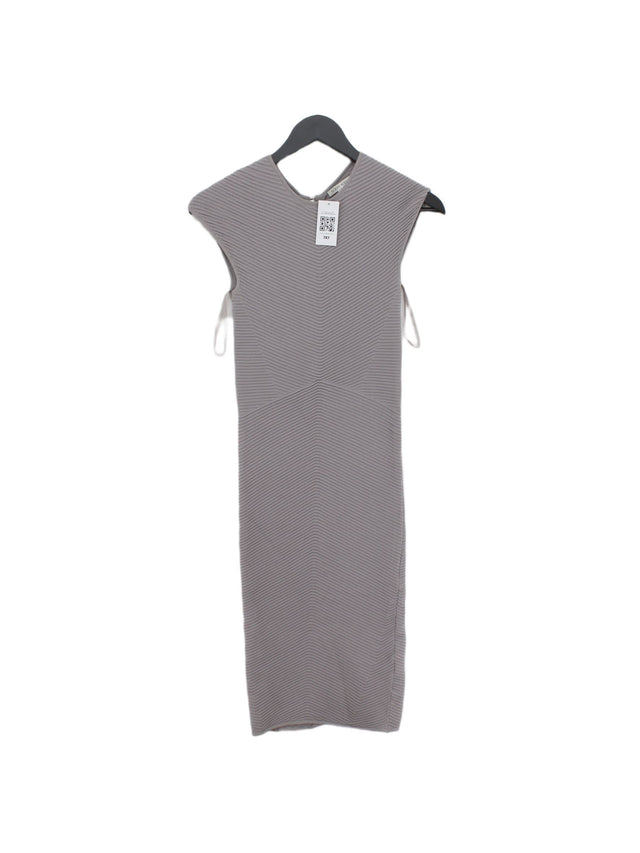 Ronny Kobo Women's Midi Dress XS Grey Rayon with Nylon, Spandex