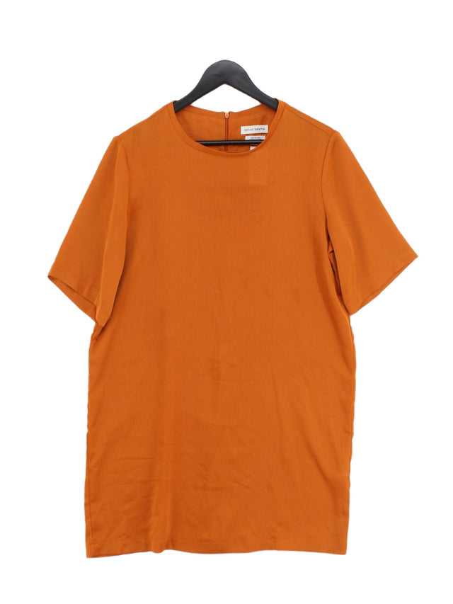 Native Youth Women's Top S Orange 100% Polyester