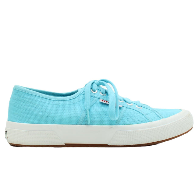 Superga Women's Trainers UK 6.5 Blue 100% Other