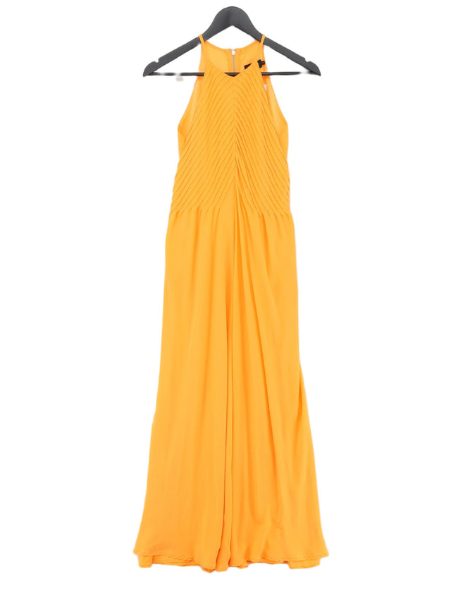 Ted Baker Women's Maxi Dress UK 8 Orange 100% Other