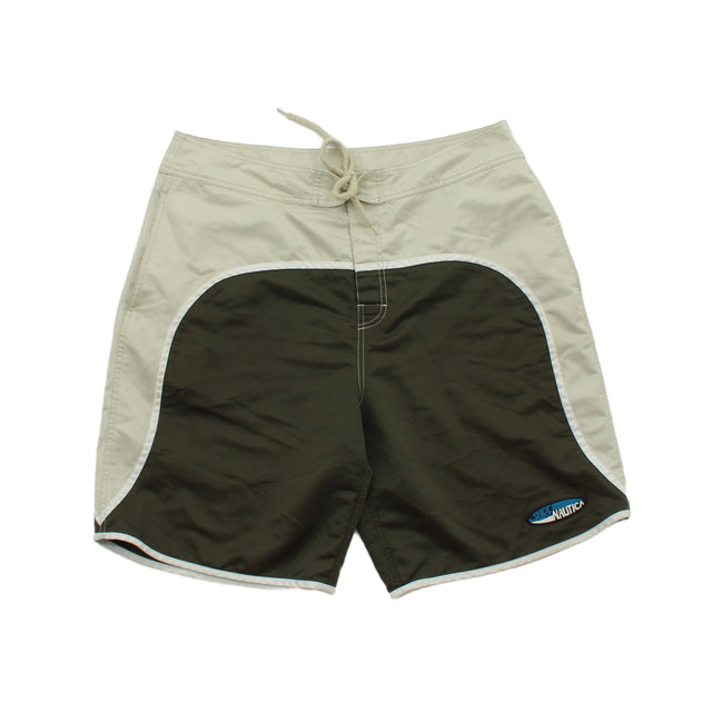 Nautica Men's Shorts W 38 in Green 100% Other