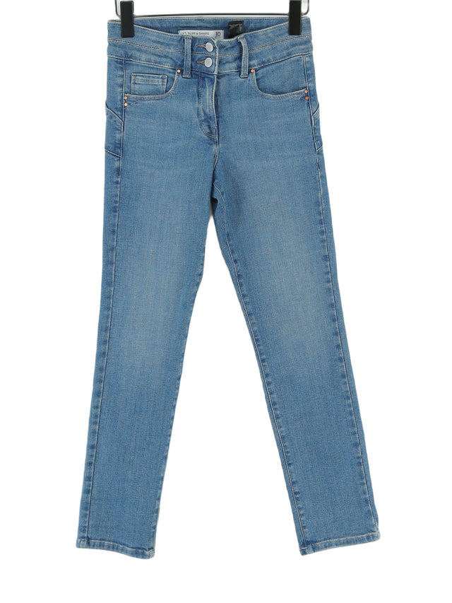 Next Women's Jeans UK 10 Blue Cotton with Elastane, Other
