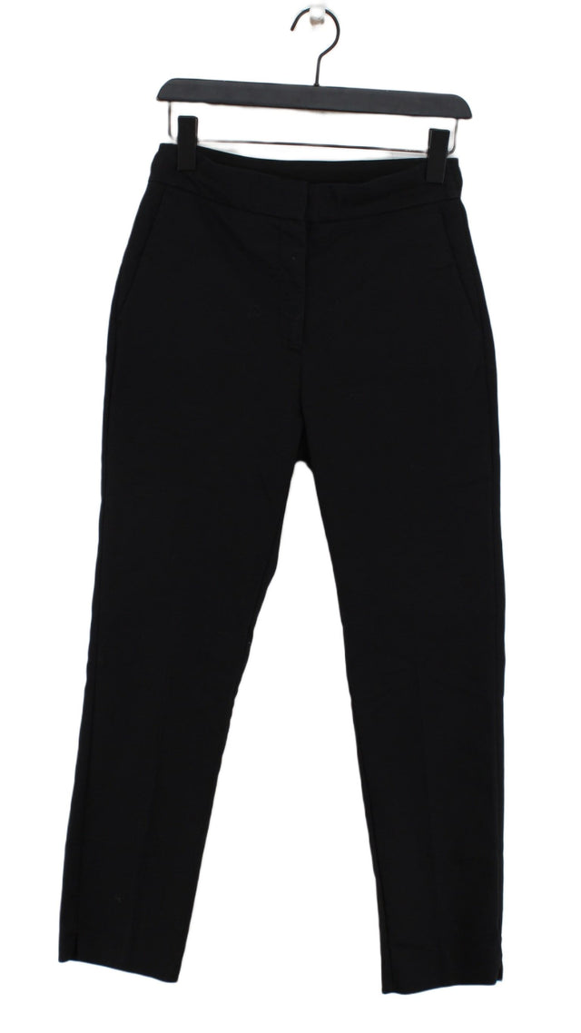 Zara Women's Suit Trousers M Black Cotton with Elastane