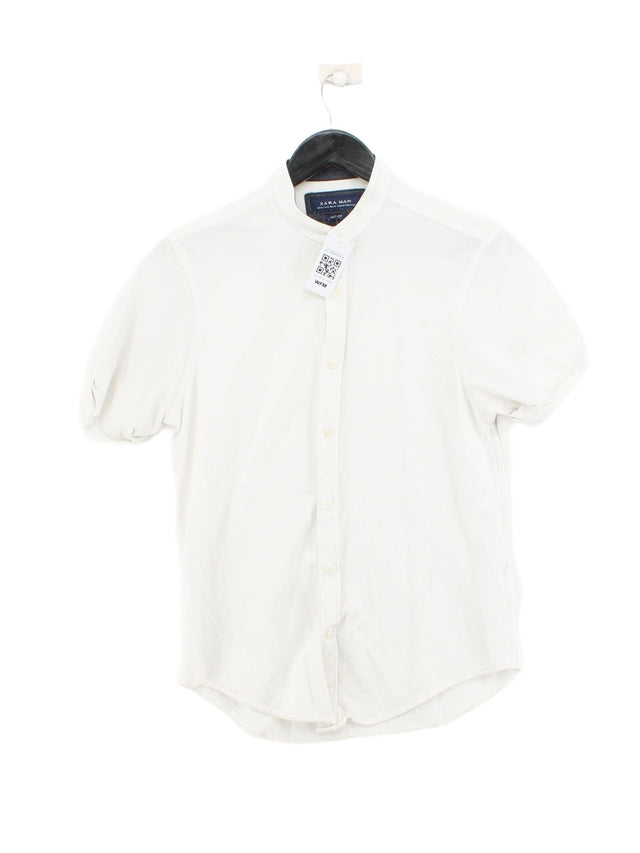 Zara Men's Shirt M White 100% Other
