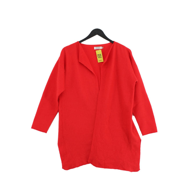 Masai Women's Cardigan XS Red 100% Wool