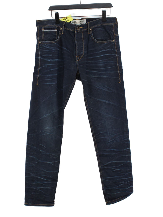 Burton Men's Jeans W 36 in; L 32 in Blue 100% Cotton