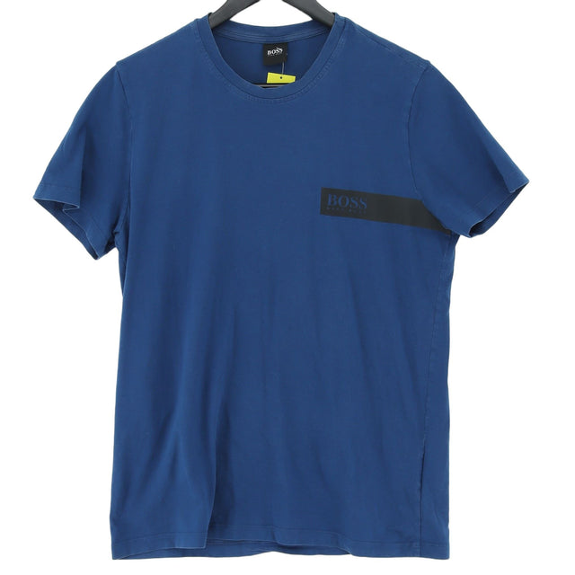 Hugo Boss Men's T-Shirt S Blue 100% Cotton