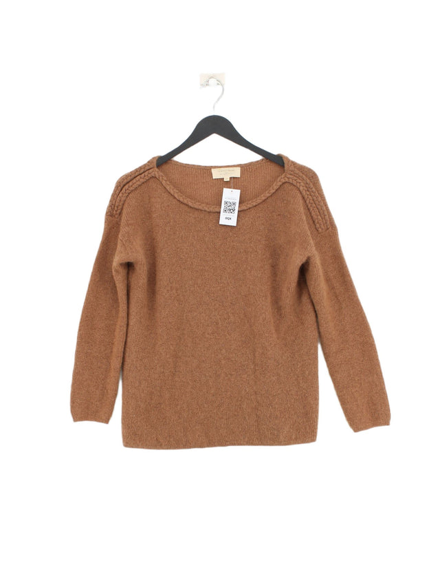 La Maille Sezane Women's Jumper XS Brown Mohair with Polyamide