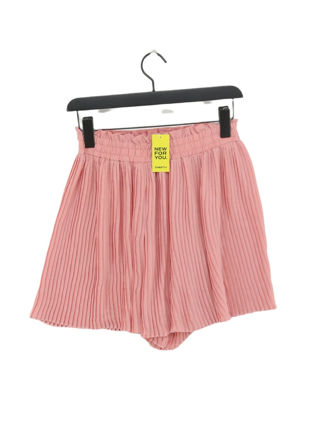 Zara Women's Mini Skirt S Pink 100% Polyester