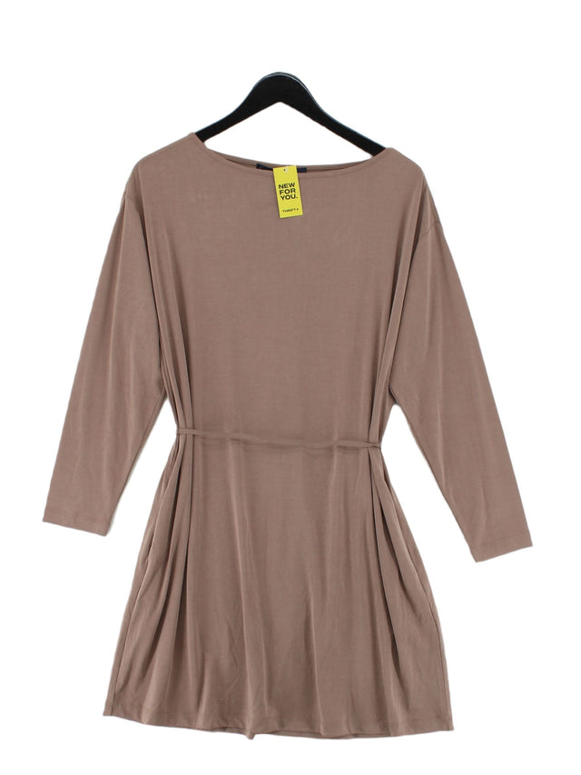 French Connection Women's Midi Dress S Brown