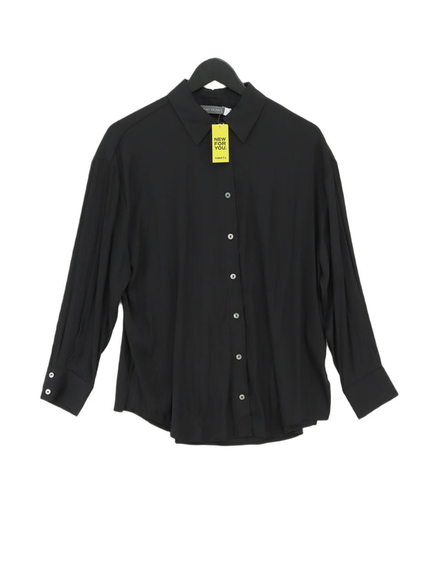 Mint Velvet Women's Shirt S Black 100% Polyester