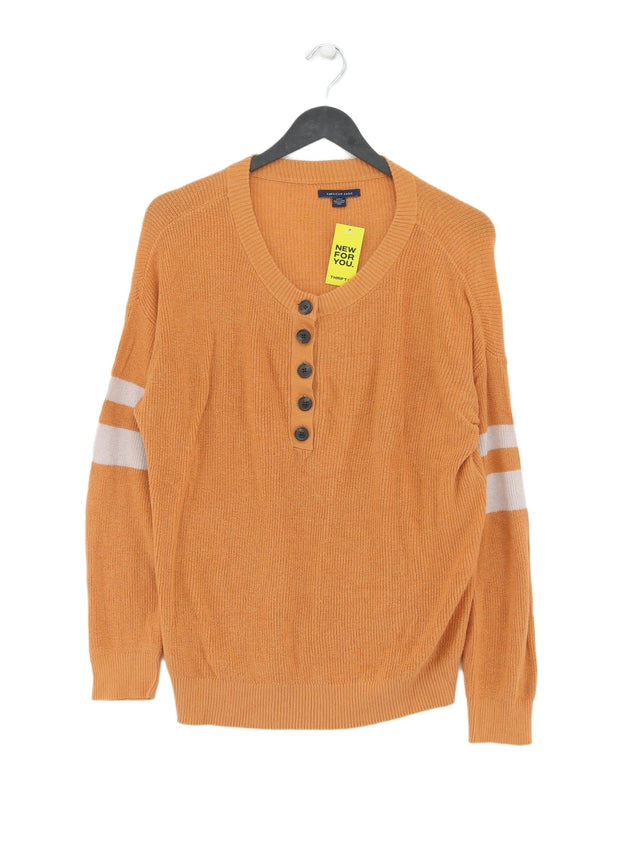 American Eagle Outfitters Women's Cardigan M Orange