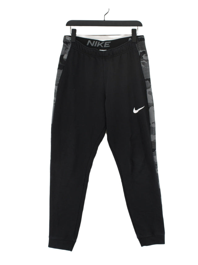 Nike Men's Sports Bottoms M Black Cotton with Polyester