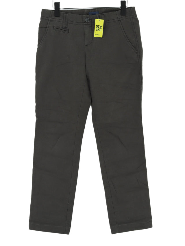Gap Women's Suit Trousers UK 12 Green 100% Cotton
