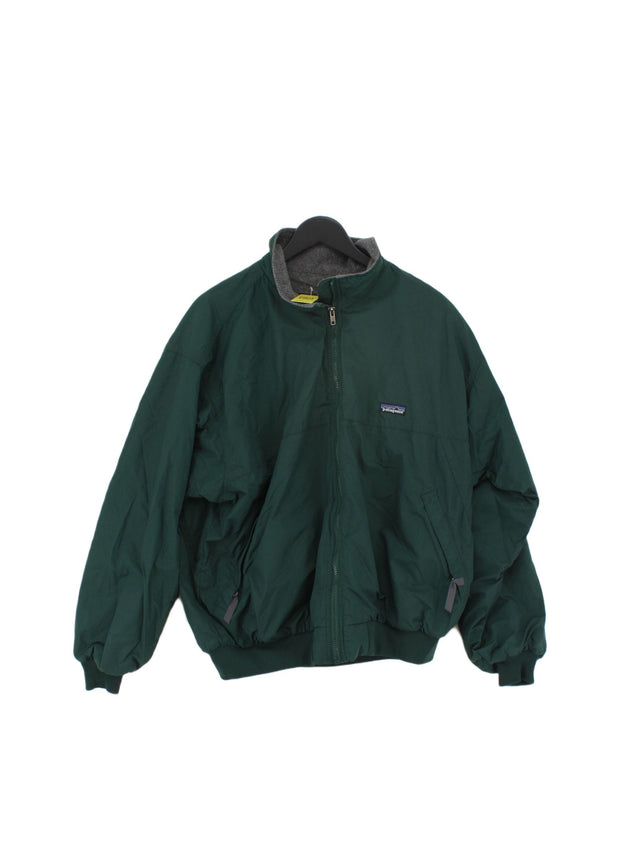 Patagonia Men's Jacket L Green Polyamide with Nylon, Polyester