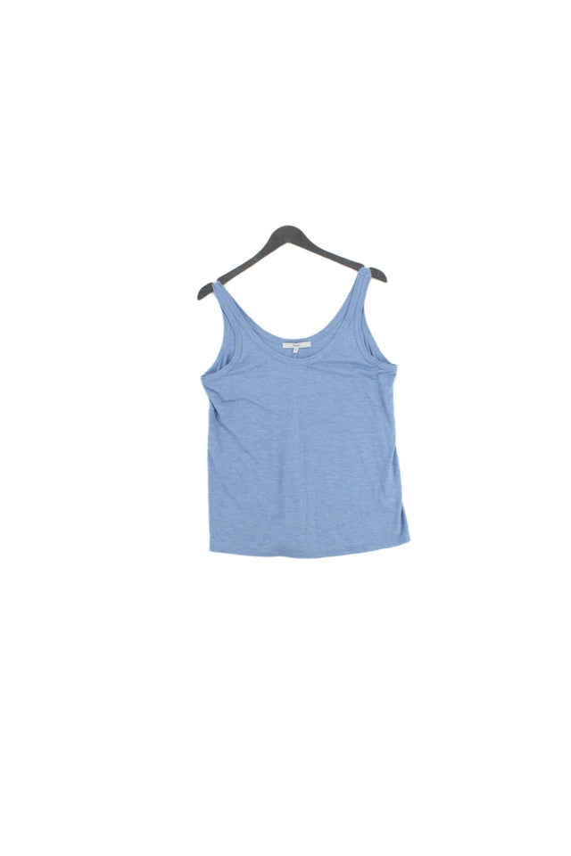 Next Women's T-Shirt UK 12 Blue Viscose with Other, Polyester