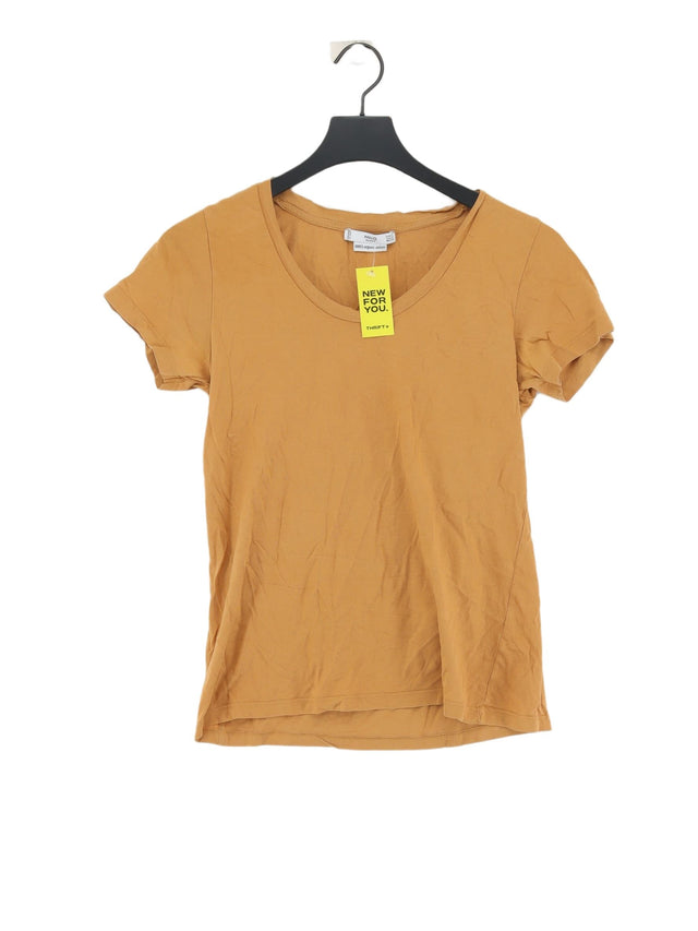 MNG Women's T-Shirt S Tan 100% Other