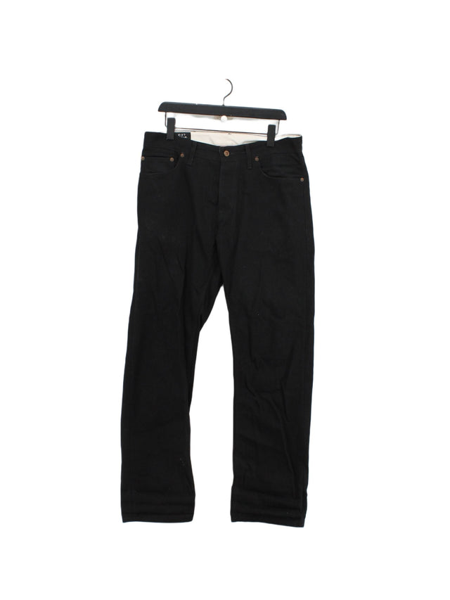 Hiut Denim Co Men's Jeans W 34 in; L 32 in Black 100% Cotton