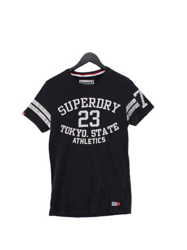 Superdry Men's T-Shirt S Grey 100% Cotton