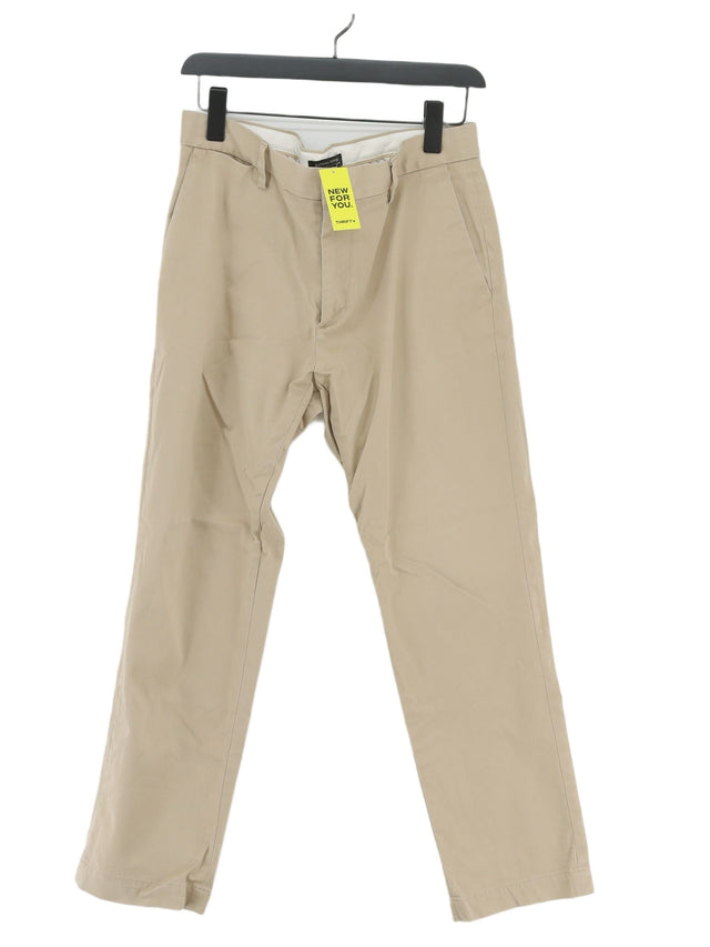 Banana Republic Men's Trousers W 32 in; L 30 in Tan Cotton with Elastane