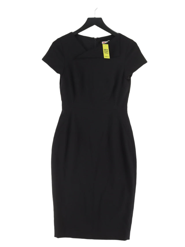 L.K. Bennett Women's Midi Dress UK 10 Black 100% Other