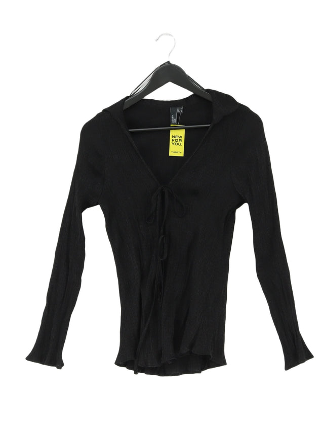 Nobody's Child Women's Top UK 14 Black Viscose with Polyester