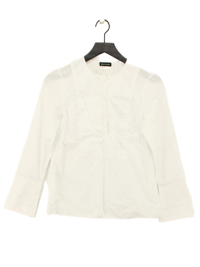 Longchamp Women's Shirt UK 6 White 100% Cotton