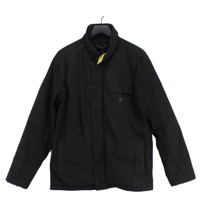 ROARK Men's Coat L Black 100% Cotton