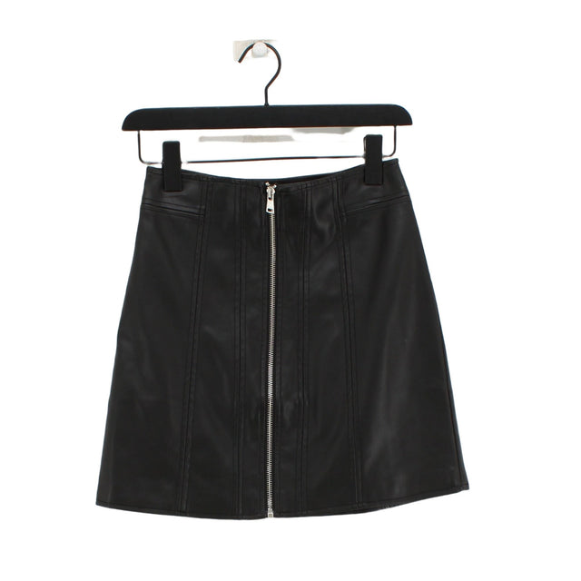 Oasis Women's Mini Skirt UK 8 Black 100% Polyester