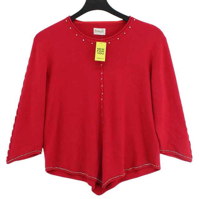 Roman Women's Top L Red Viscose with Polyamide