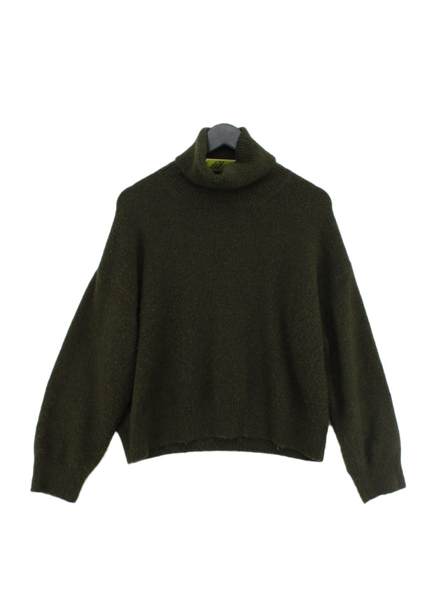 New Look Women's Jumper L Green Polyester with Acrylic, Elastane, Nylon