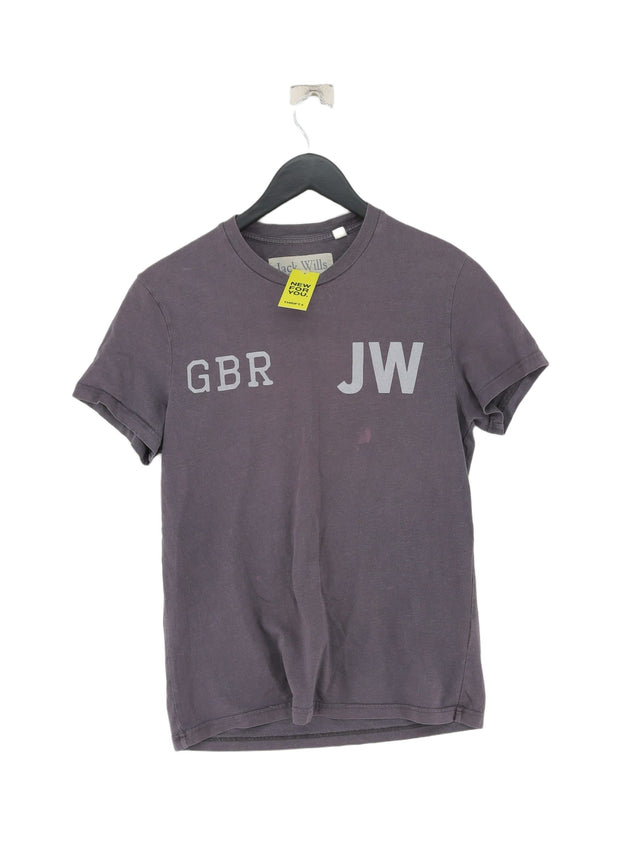 Jack Wills Men's T-Shirt XS Purple 100% Cotton