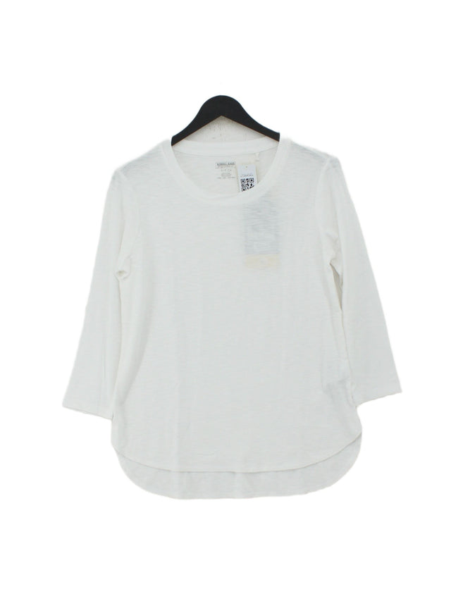 Kirkland Men's T-Shirt S White 100% Cotton