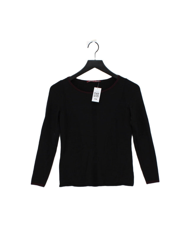 Comptoir Des Cotonniers Women's Jumper XS Black 100% Wool