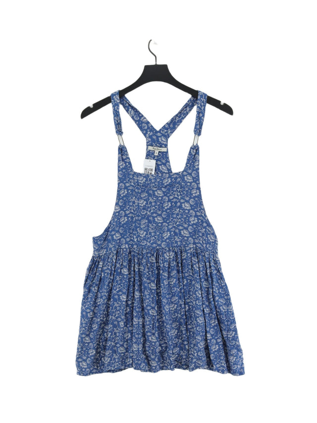 Pepe Jeans Women's Mini Dress UK 10 Blue 100% Other