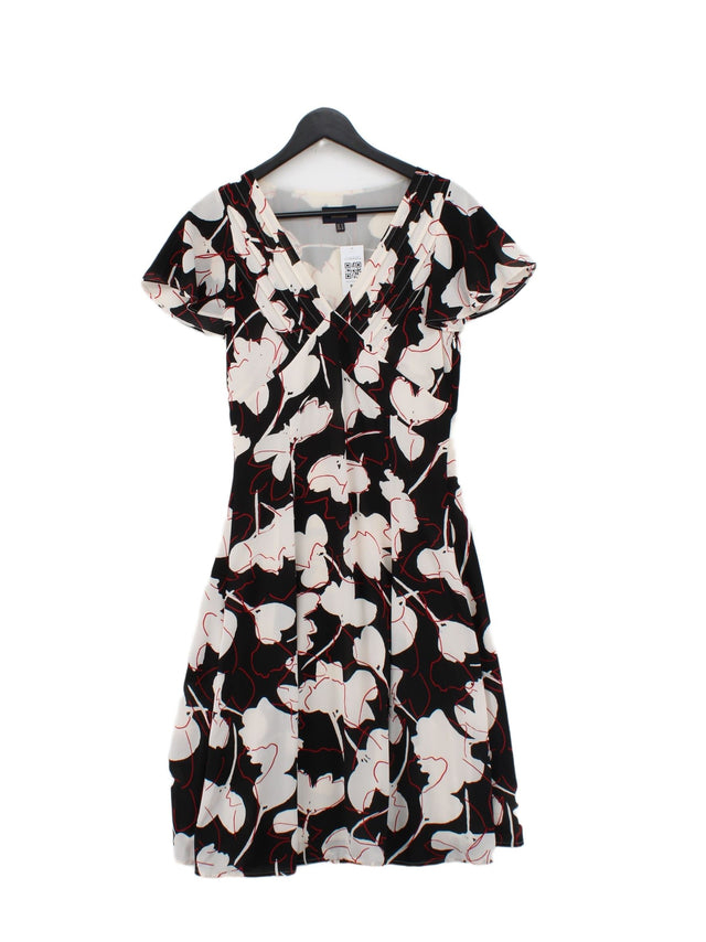 Paul Costelloe Women's Midi Dress UK 8 Black 100% Polyester