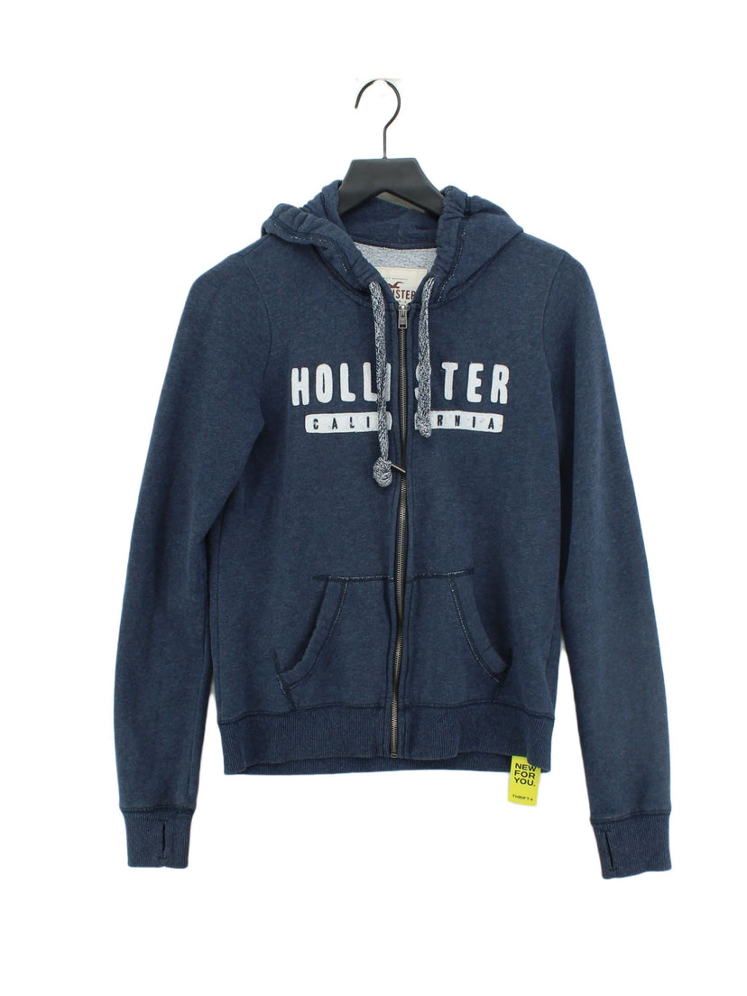 Hollister Women's Coat M Blue Polyester with Nylon