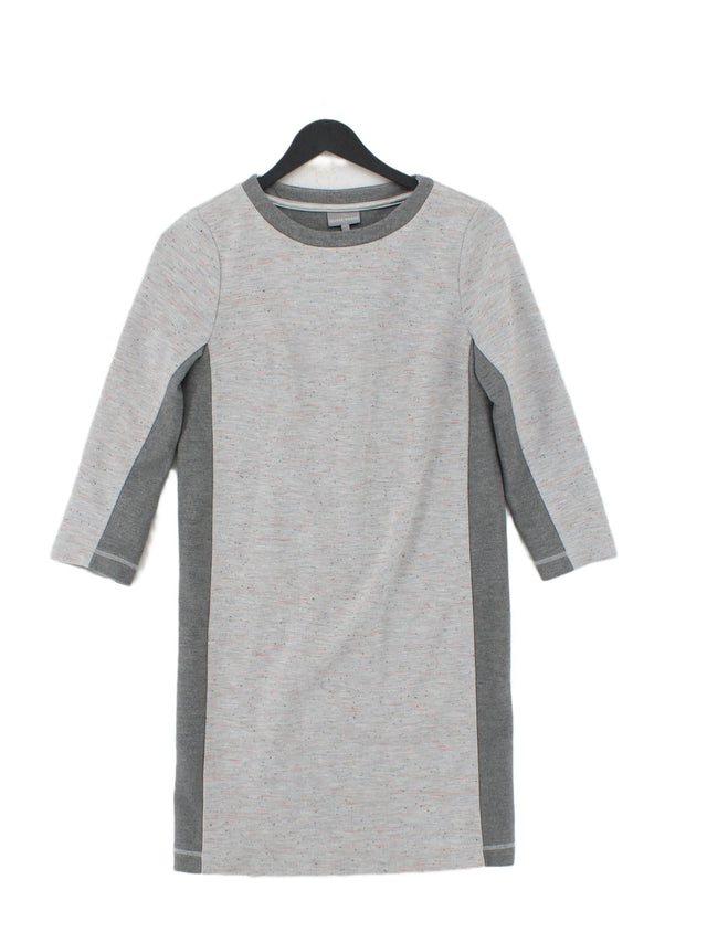 Oliver Bonas Women's Midi Dress UK 6 Grey Polyester with Other