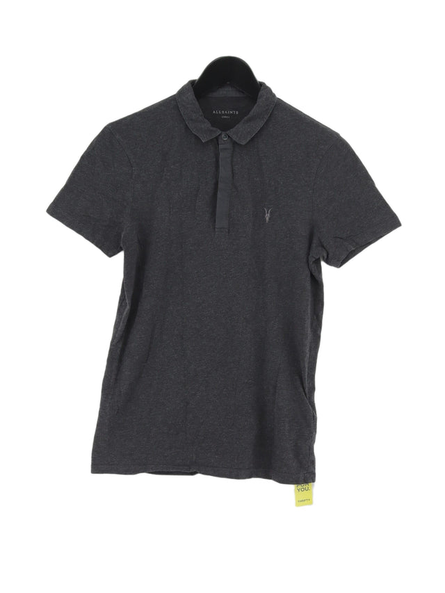 AllSaints Men's T-Shirt XS Grey 100% Cotton
