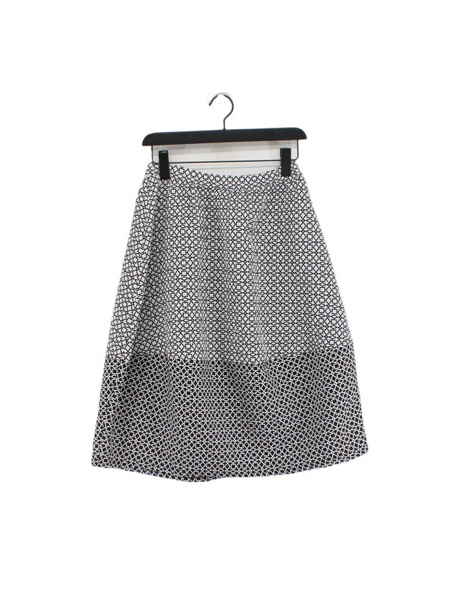 Topshop Women's Maxi Skirt UK 10 White Polyester with Elastane