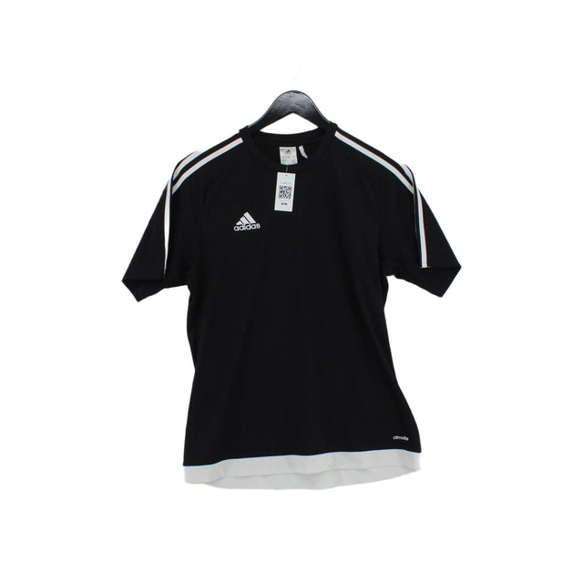 Adidas Men's T-Shirt M Black 100% Polyester