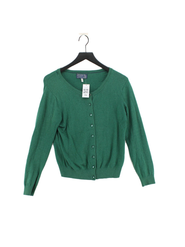Joules Women's Cardigan UK 14 Green