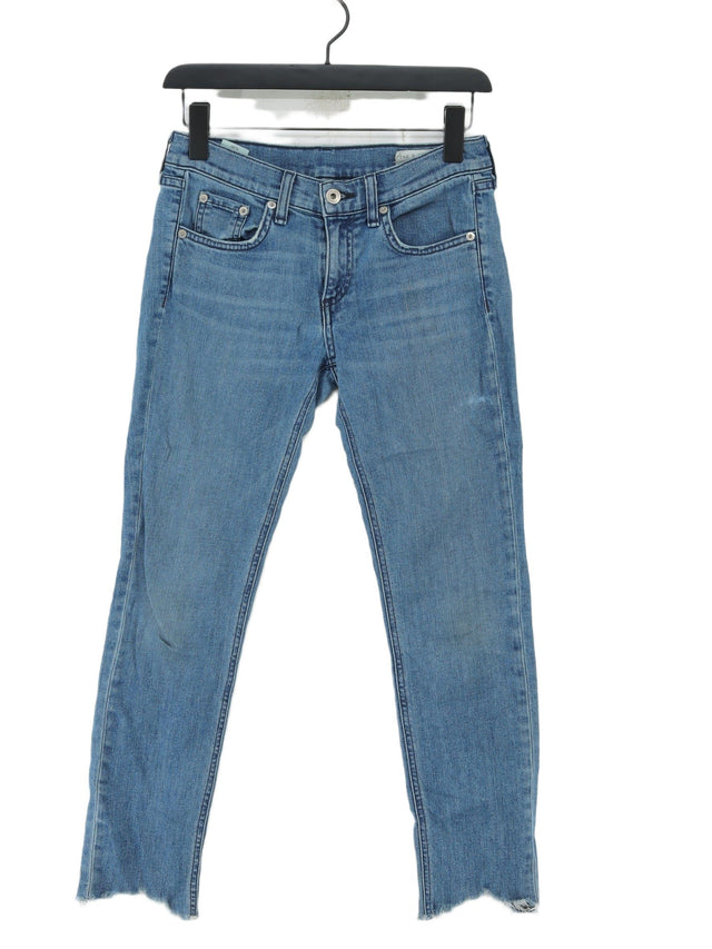 Rag & Bone Women's Jeans W 24 in Blue Cotton with Other