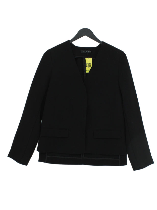 COS Women's Blazer UK 6 Black Polyester with Viscose