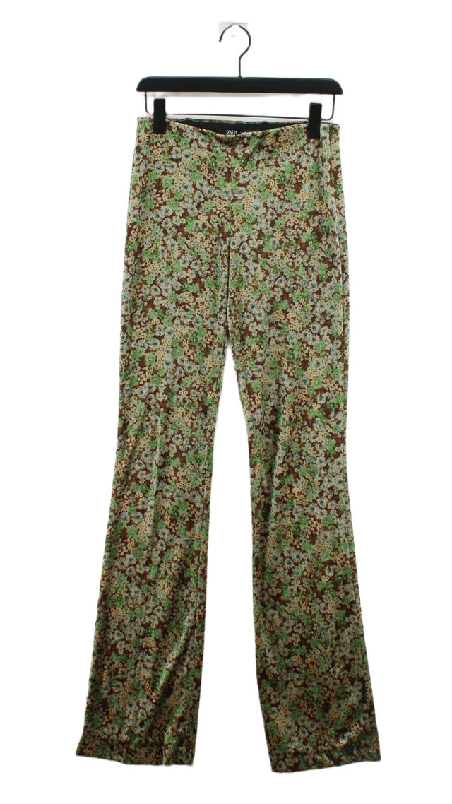 Zara Women's Suit Trousers M Multi 100% Polyester