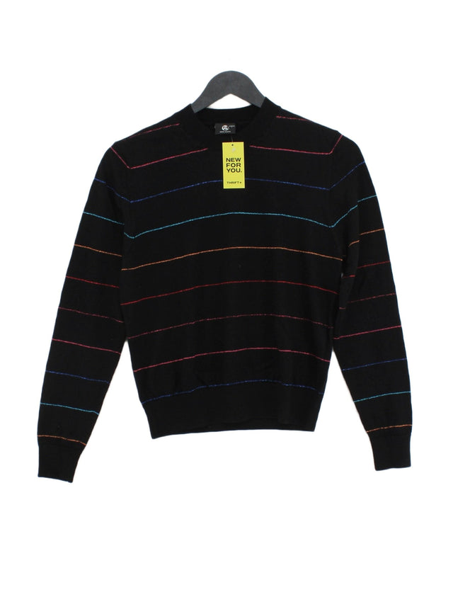 Paul Smith Women's Jumper L Black Wool with Other, Polyester